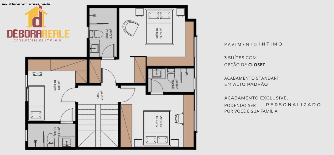 Casa de Condomínio, 3 quartos - Foto 17