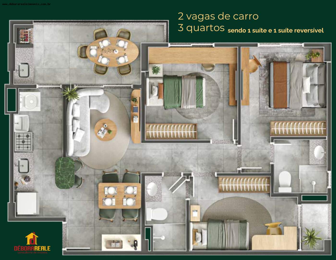 Apartamento, 3 quartos - Foto 24