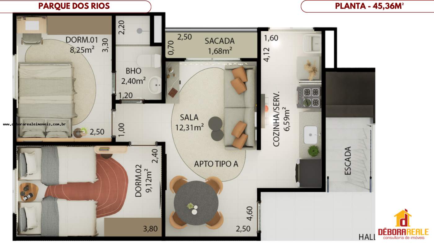 Apartamento, 2 quartos - Foto 19
